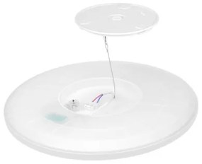 Plafoniera LED bagno NIVERA LED/24W/230V IP54 Ø30 cm nero