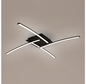 Brilagi - Plafoniera LED STRIPES LED/32W/230V nera