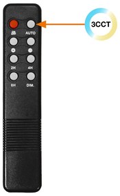 Lampione LED Solare 5000 lumen IP65 CCT e Sensore di movimento opzionale Colore Bianco Variabile CCT