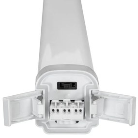 Plafoniera LED Stagna 150cm 48W, 120lm/w, IK08, IP66, CCT Colore Bianco Variabile CCT