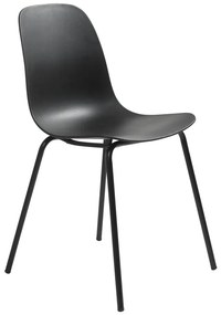 Sedia da pranzo nera Whitby - Unique Furniture