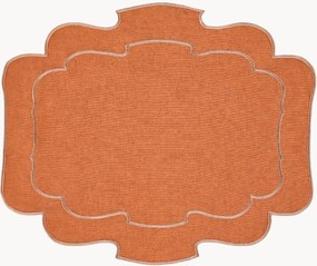 Tovaglietta americana con bordo ricamato Belmonte