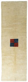 Gabbeh Tappeto 300x100 Beige (Iran) Annodato A Mano