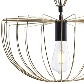 Lampadario a sospensione con filo JASMINA 1xE27/20W/230V diametro 40 cm oro