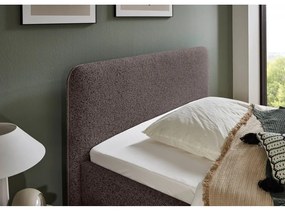 Letto matrimoniale imbottito color antracite rete non inclusa 140x200 cm Primo – Meise Möbel