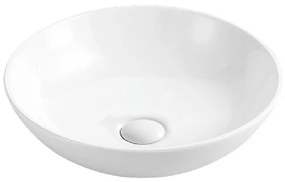 Kamalu - lavabo bagno da appoggio bacinella in ceramica | klit-4150