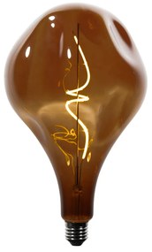 Set di 5 lampadine LED E27 dimmerabili PS160 marroni 4W 120 lm 1800K