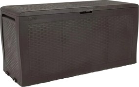 Baule Cassapanca da Esterno 116,4x44,7x57 cm in Resina Keter Samoa Marrone...