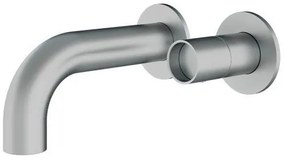 Treemme Watertube RWIT4AC5IS02 miscelatore monocomando lavabo incasso 170mm senza parte incasso inox satinato