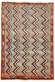 Gabbeh Tappeto 90 x 130 Nero (Iran) Annodato A Mano