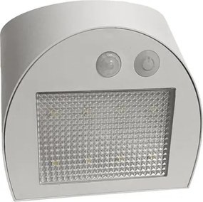 Lampada da parete solare a LED con sensore LED/3W/3,7V 1200 mAh IP54 bianca
