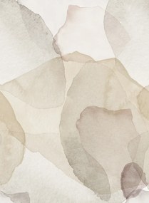 Rebel Walls Carta da parati panoramica Petals - Sand