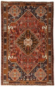 Shiraz Tappeto persiano 160x250 Rosso (Iran) Annodato A Mano