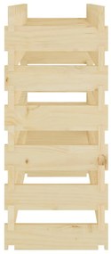 Portavini 101x29x68 cm in legno massello di pino