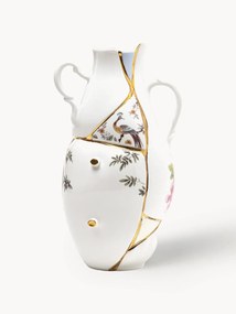 Vaso in Fine Bone China Kintsugi, alt. 32 cm