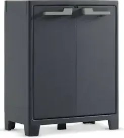 Armadio 2 ripiani 80x44x100 cm Keter Moby Basso XL Antracite...