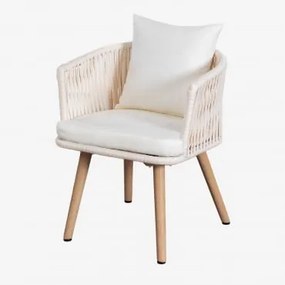 Confezione da 2 sedie da giardino Brendan Gardenia Bianco - Sklum