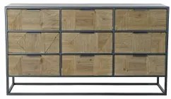 Credenza DKD Home Decor Metallo Brad (123 x 40 x 68 cm)