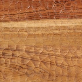 Comodino 50x33x60 cm in Legno Massello di Acacia