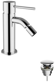 Miscelatore bidet monocomando con scarico click clack cromo Jabil 25