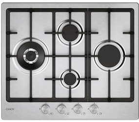 Moderna CHG6D4WTX. Colore del prodotto: Acciaio inox, Posizionamento dell'apparecchio: Da incasso, Dimensione della larghezza del piano cottura: 59.5
