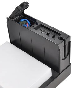 Solight WO7202 - Lampada solare LED con sensore PALERMO LED/5W/2000mAh IP54 nero