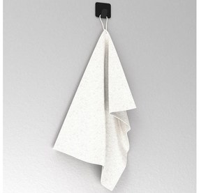 Gancio a muro 4x4 cm nero