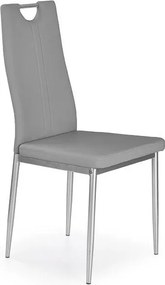 Sedia K202 ecopelle grigia