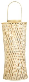Lanterna legno di bambù naturale 58 cm MACTAN Beliani