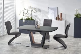 Tavolo allungabile Bilotti antracite - L 160-200 x l 90 x h 76 cm