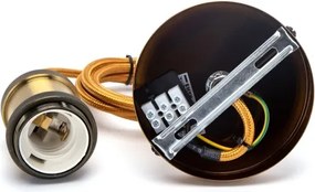 Aigostar - Cavo di alimentazione 1xE27/60W/230V oro