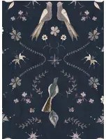 Coordonne Carta da parati Metaphoric Birds - Blue
