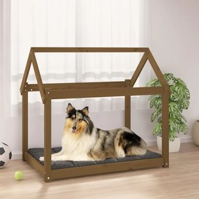 Cuccia Per Cani Ambra 101x70x90 Cm İn Legno Massello Di Pino /