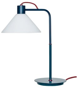 Lampada da tavolo color petrolio con paralume in vetro (altezza 44 cm) Spot - Hübsch