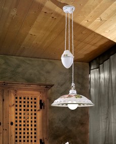 Ferroluce Classic  Napoli 1-light suspension  lamp C373