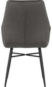Set di sedie da pranzo color antracite 2 pz Anzo - Støraa