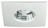 Incasso led nadir bianco 6w 390lm 3200k ip44 9x9x10,5cm