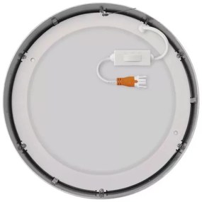 Plafoniera LED LED/21W/230V 3000/3500/4000K diametro 22,5 cm cromo