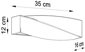Applique SIGMA MINI 1xE27/60W/230V bianco