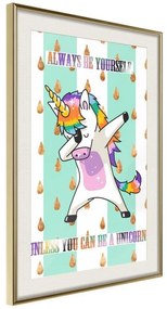 Poster Dabbing Unicorn