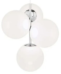 Globe Lampadario Mini Opal/Silver - Tom Dixon