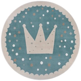 Tappeto blu per bambini ø 140 cm Crown - Hanse Home