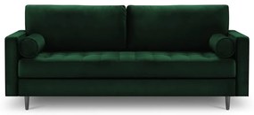 Divano in velluto verde , 219 cm Santo - Milo Casa