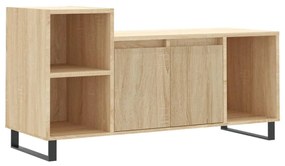 Mobile per tv rovere sonoma 100x35x55 cm legno multistrato