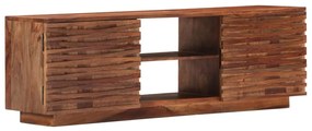 Mobile Porta Tv 120x30x40 Cm İn Legno Massello Di Sheesham /