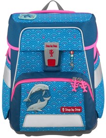 Zaino scuola SPACE - set da 5 pezzi, Step by Step Dolphin Pippa