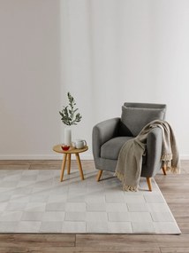 benuta Basic Tappeto Claire Crema 120x170 cm - Tappeto design moderno soggiorno