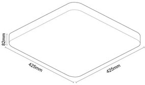 Plafoniera LED dimmerabile OPAL LED/48W/230V Wi-Fi Tuya + +TC