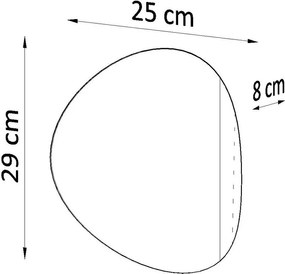 Lampada da parete nera Junker - Sollux