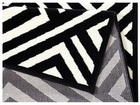 Tappeto bianco e nero , 160 x 230 cm Art - Zala Living
